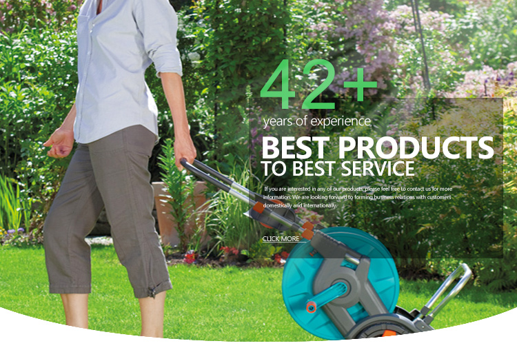 Hose Reel & Cart with Storage Enrouleur de tuyau et chariot avec rangement