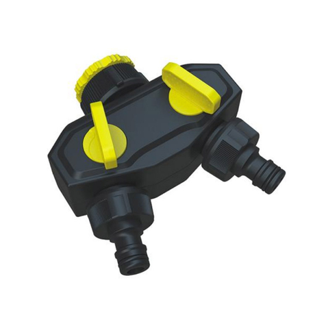 Adaptateur de robinet bidirectionnel de luxe en plastique adapté au robinet de jardin