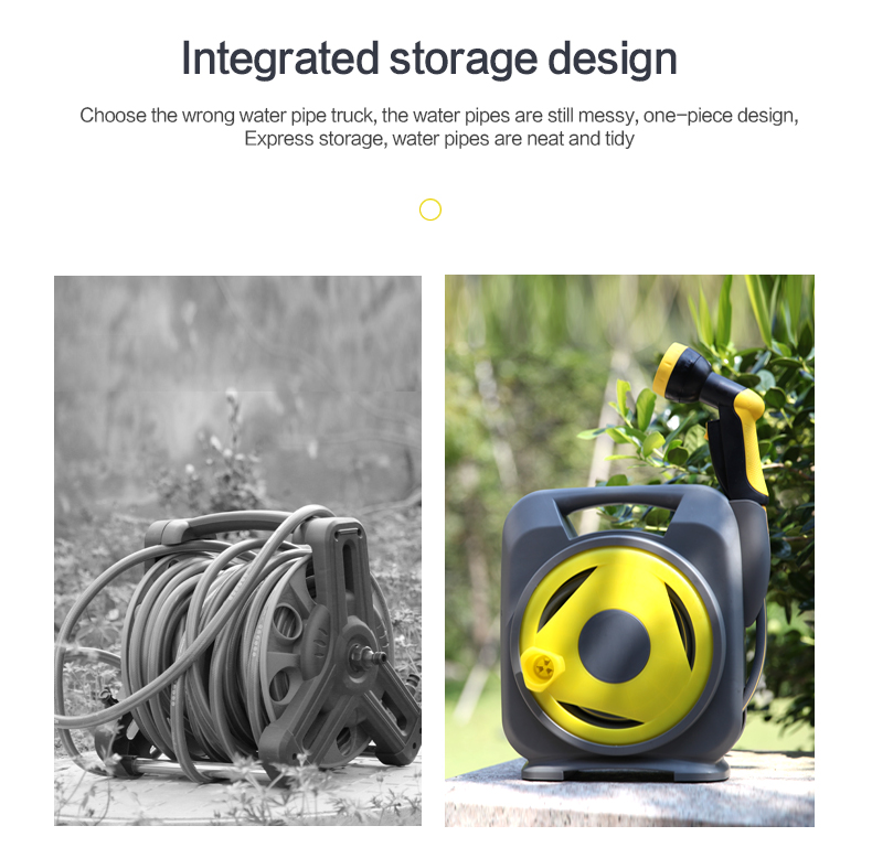 conception d'un enrouleur et d'un chariot de tuyau de pelouse