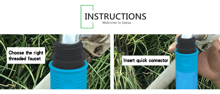 Connecteurs de tuyaux de jardin en plastique