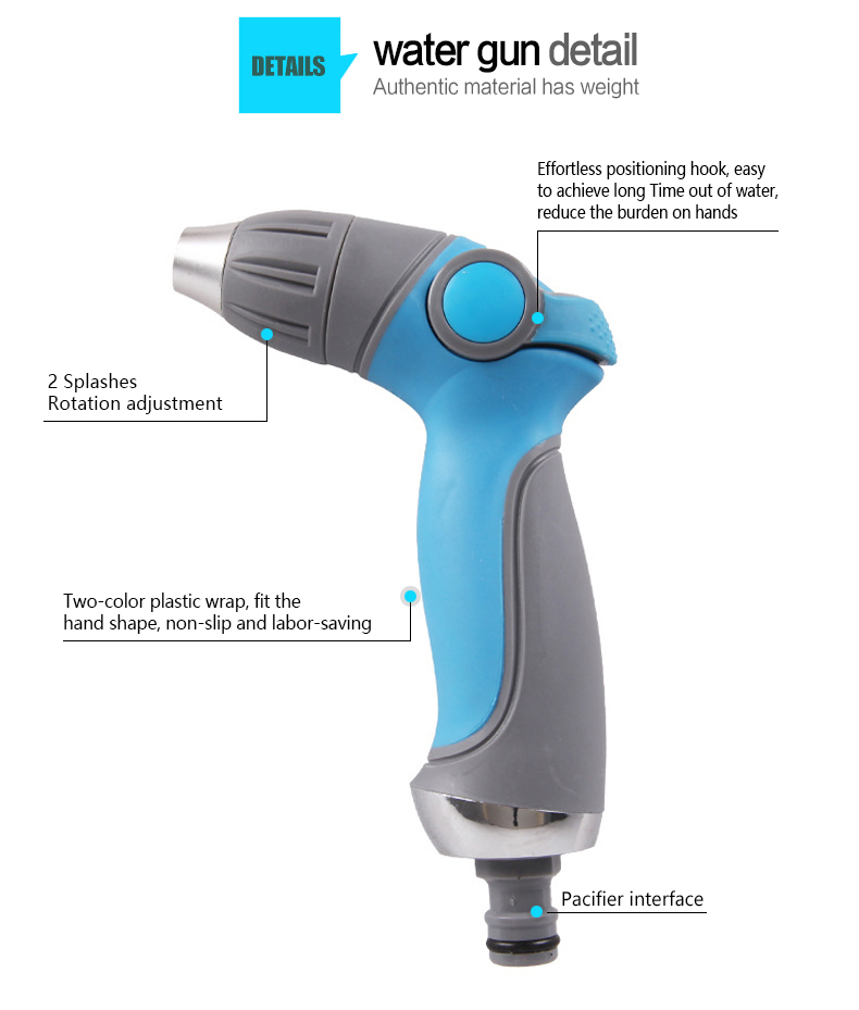 D&eacute;tails du pistolet &agrave; eau de jardinage
