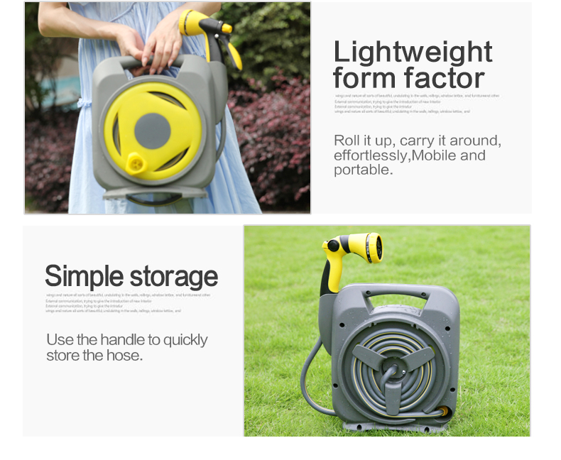 avantages de l'enrouleur et du chariot de tuyau de pelouse