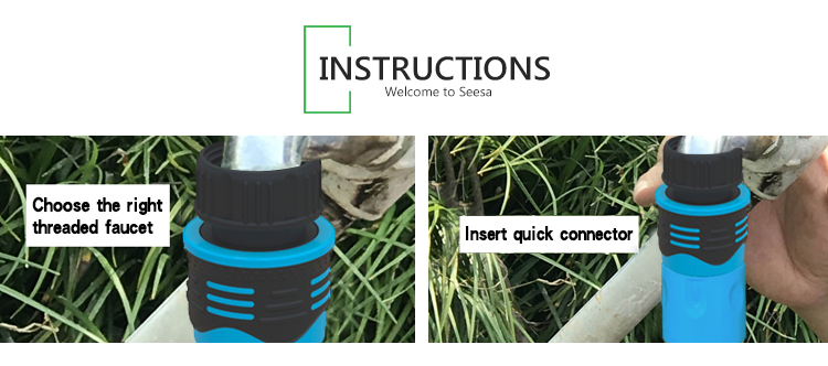 Connecteur de robinet de tuyau ABS TPR